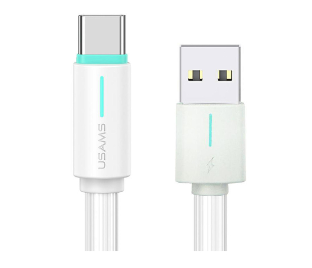 USAMS Kabel USB-C 3A YU Series 1m USB-C/USB-A biały - 1569086 - zdjęcie